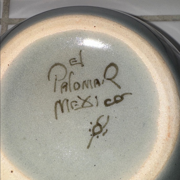 Ken Edwards Mexican TONALA POTTERY El Palomar 6.5” cereal bowl #11 🐈‍⬛ - Picture 4 of 5